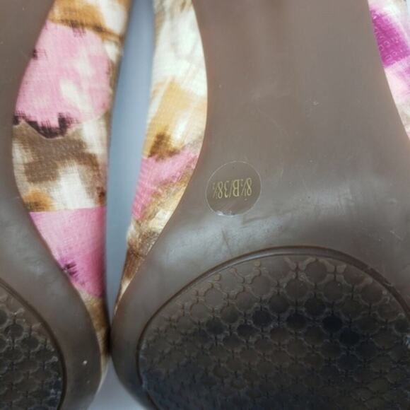 Jessica Simpson Multicolor Pixel Watercolor Barbie Style Heels/Pumps SZ 8.5 - Picture 4 of 6